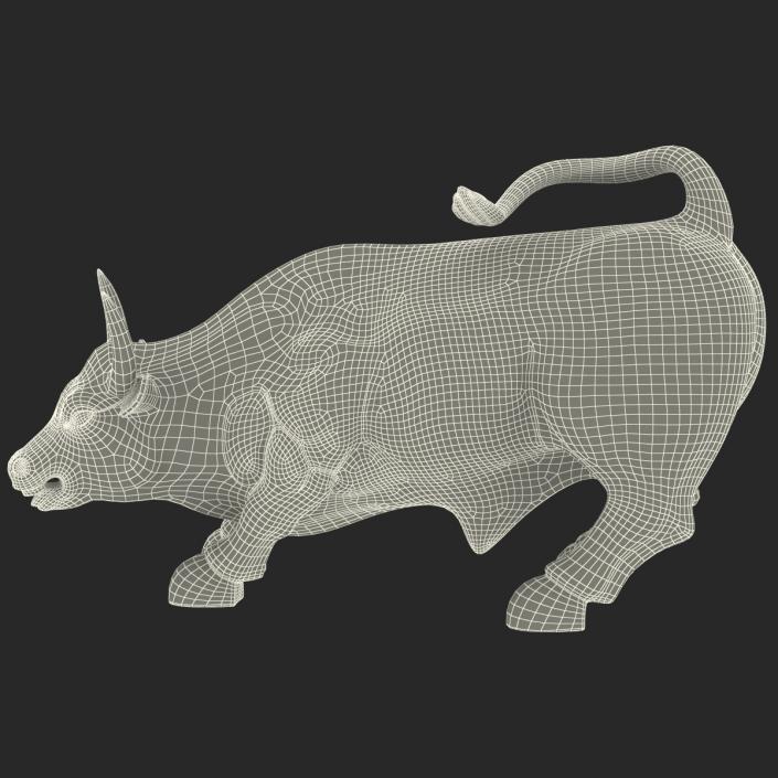3D Wall Street Bull