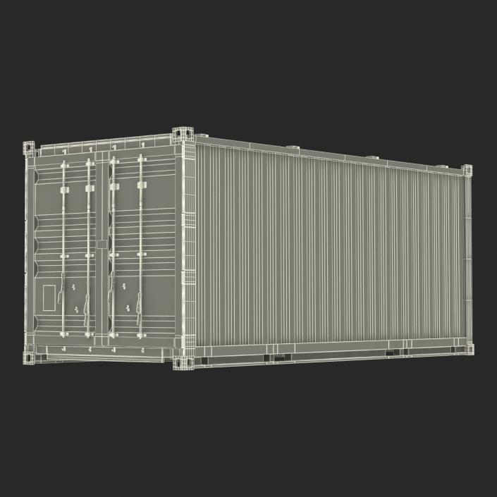 Collapsible ISO Container Rigged 3D