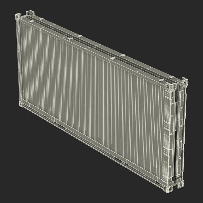 Collapsible ISO Container Folded 3D