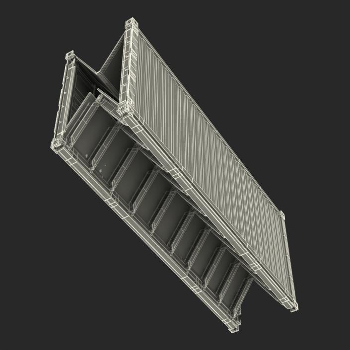 Collapsible ISO Container Folded 2 3D model