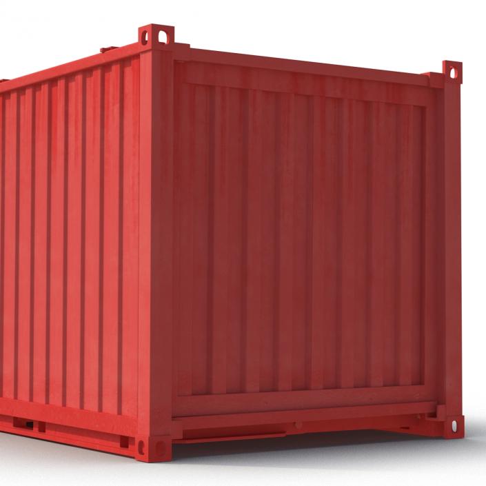Collapsible ISO Container Red 3D model