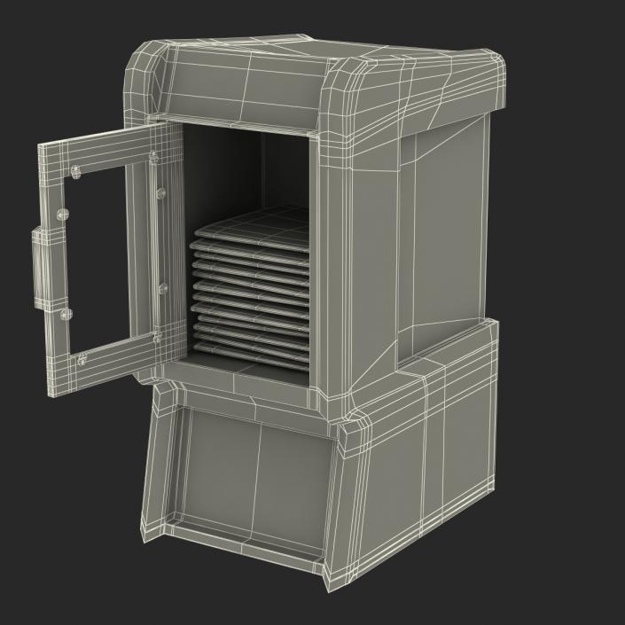 3D Free Newspaper Box model