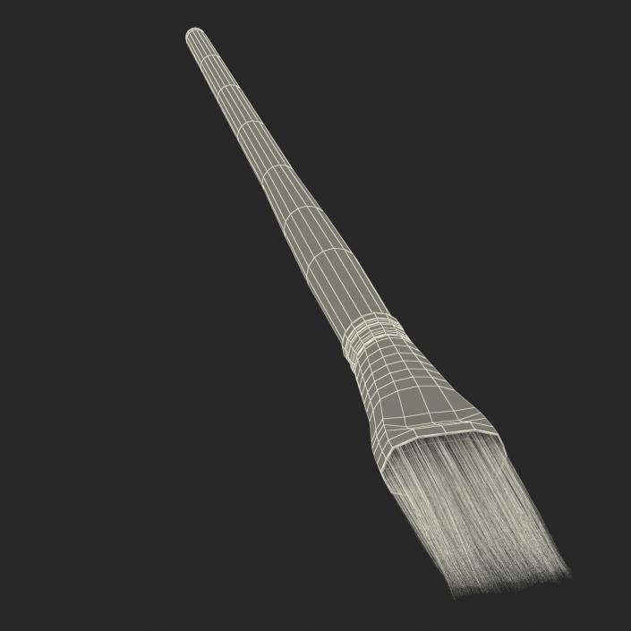 3D Paint Brush Flat 4 model