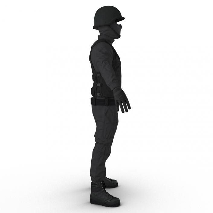 SWAT Uniform 4 3D model