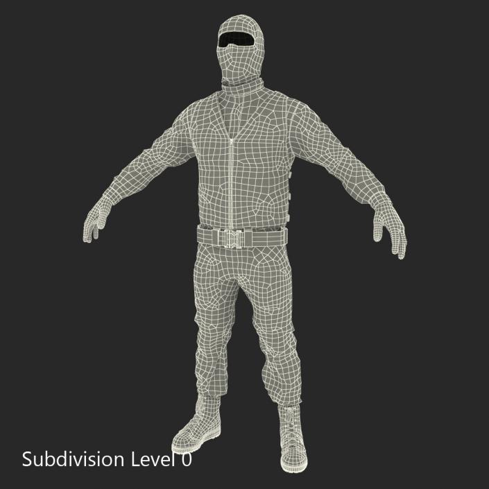 SWAT Uniform 5 3D model