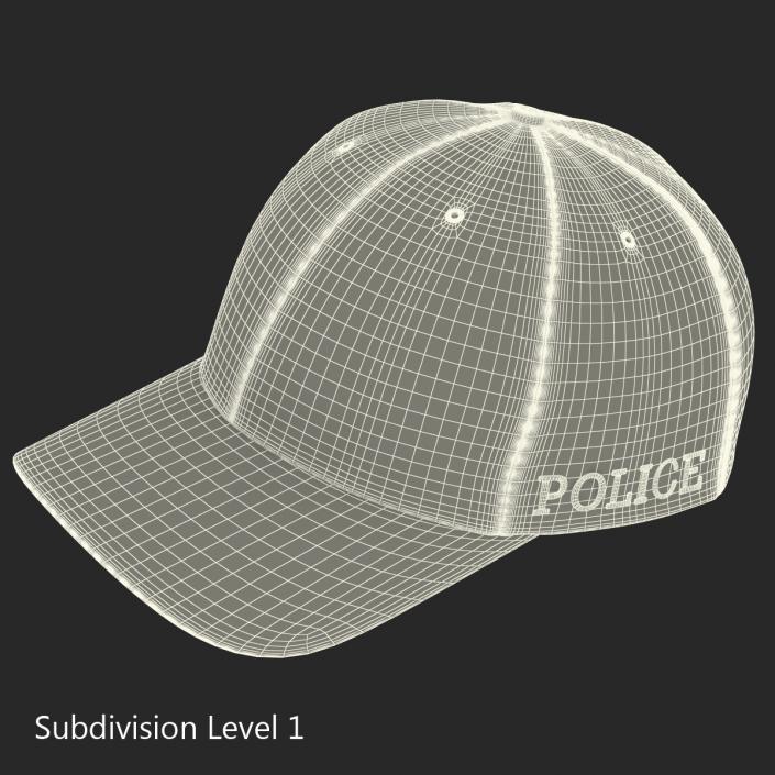 3D model Police Hat