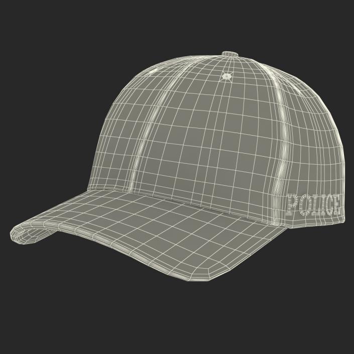 3D model Police Hat