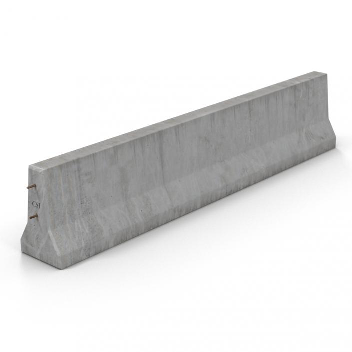 3D Concrete Barrier