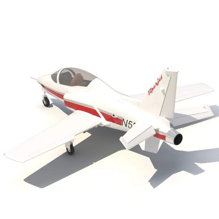 Sport Aircraft ViperJet 2 Rigged 3D