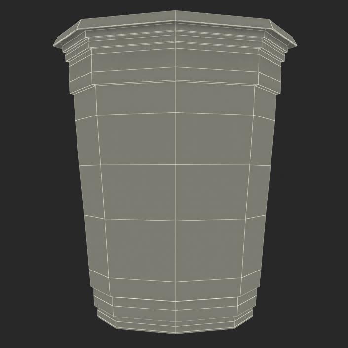 Solo Plastic Clear Cup 3D