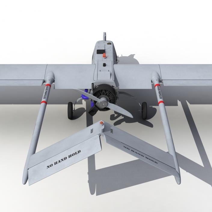3D AAI RQ 7 Shadow UAV Rigged