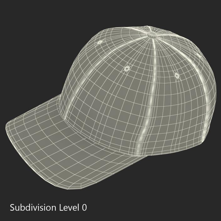 Baseball Hat 3 3D model