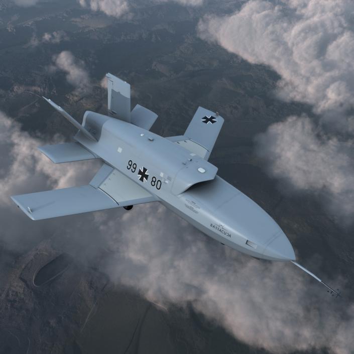 3D EADS Barracuda UAV model