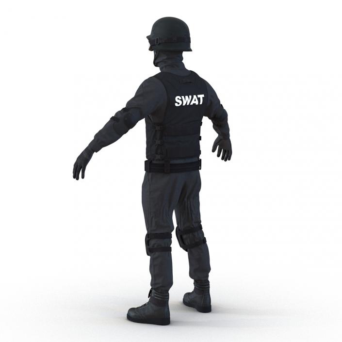 SWAT Man Rigged 2 3D