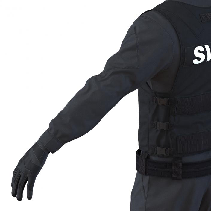 SWAT Man Rigged 3 3D