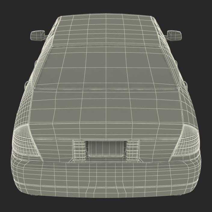 3D model Ford Crown Victoria Simple Interior