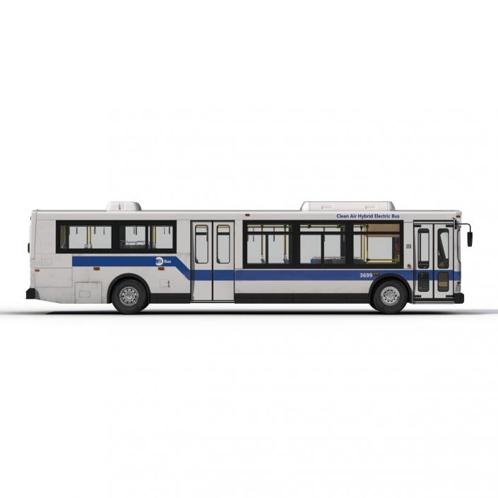 3D model MTA New York City Bus Q53