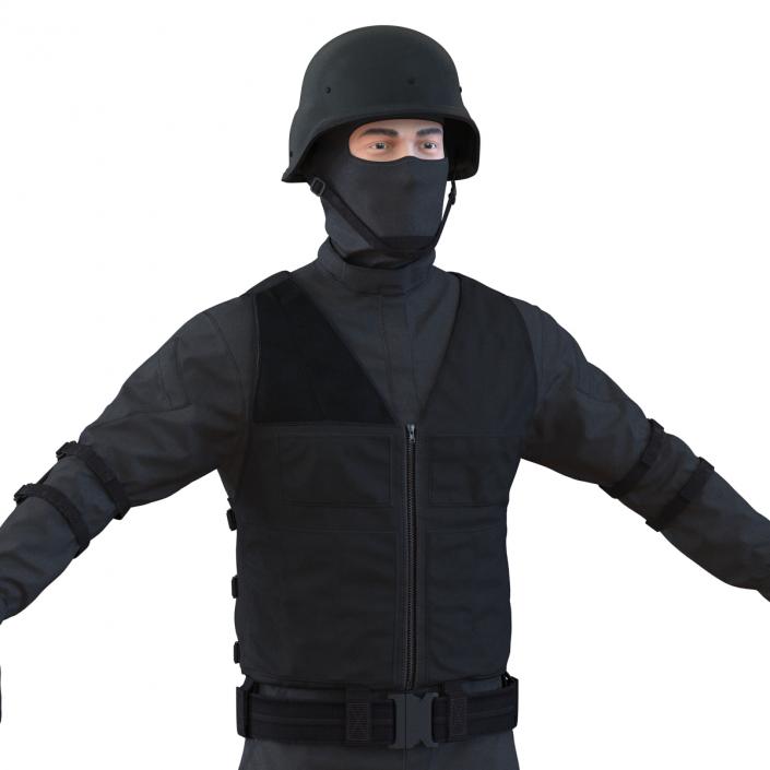SWAT Man Mediterranean 2 3D model