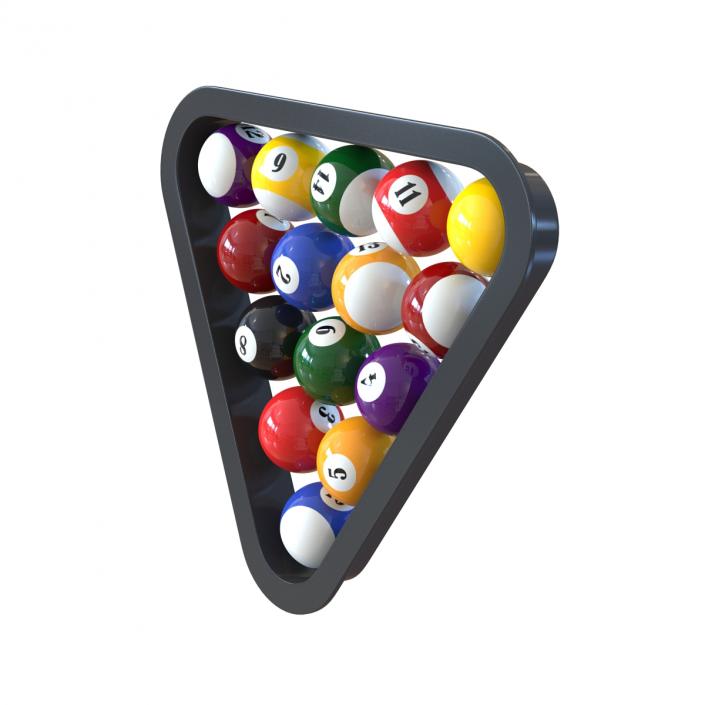 3D model Pool Balls