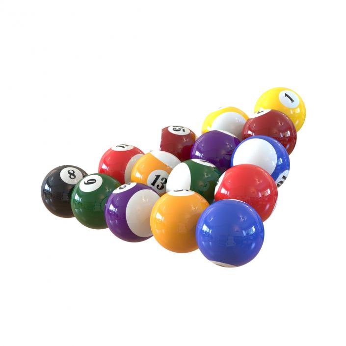 Billiard Balls 3D model