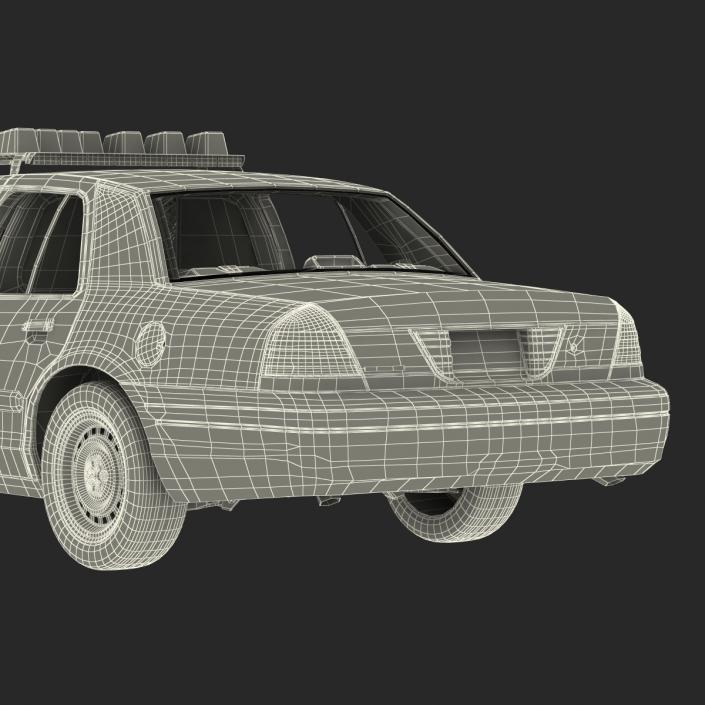 3D Generic Police Car NYPD model