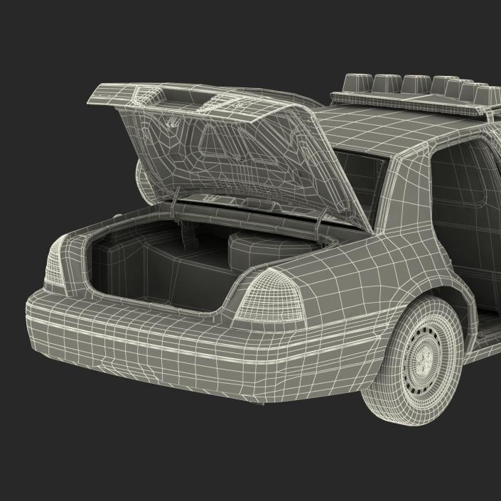 3D Generic Police Car NYPD model