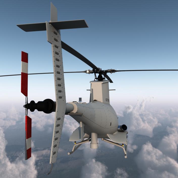 Northrop Grumman MQ 8B Fire Scout UAV 3D