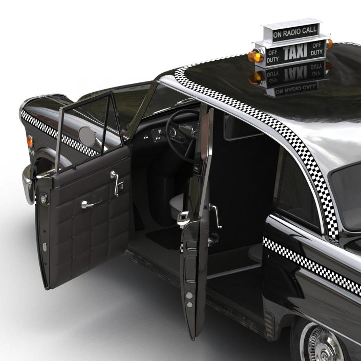 3D Checker Cab Rigged model
