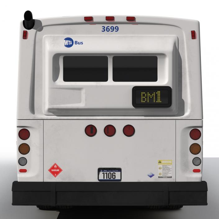 MTA New York City Bus Q53 Rigged 3D