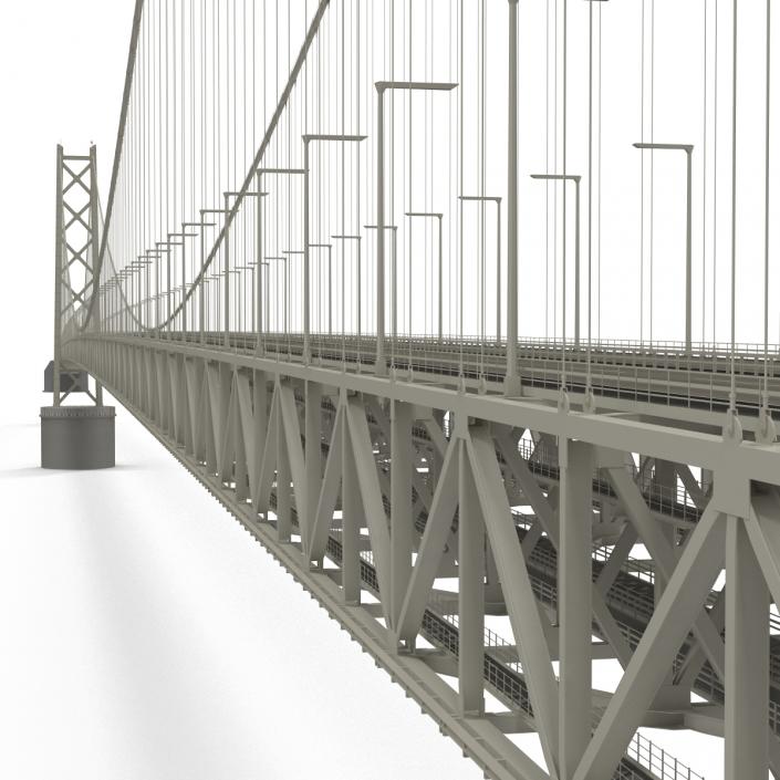 Akashi Kaiky Bridge 3D model