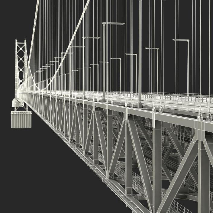 Akashi Kaiky Bridge 3D model