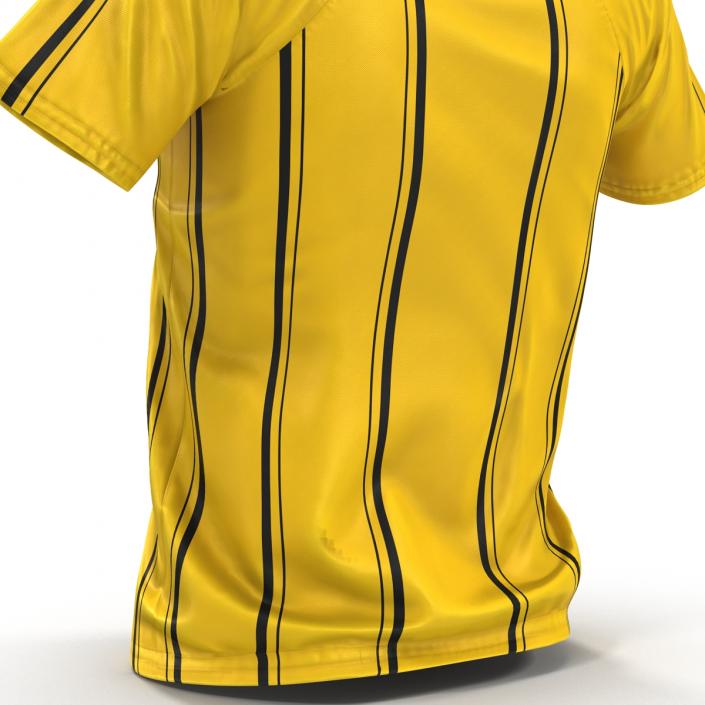 Yellow Referees Jersey 3D