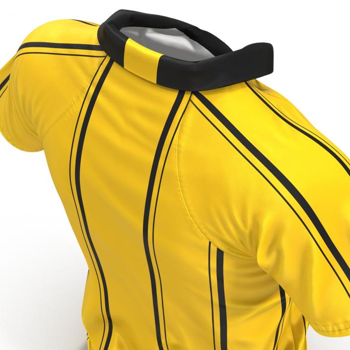 Yellow Referees Jersey 3D