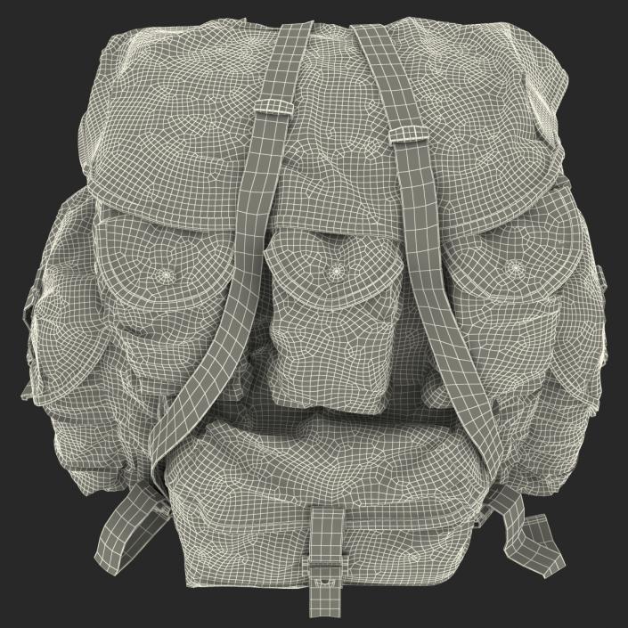 Military Backpack 2 3D model