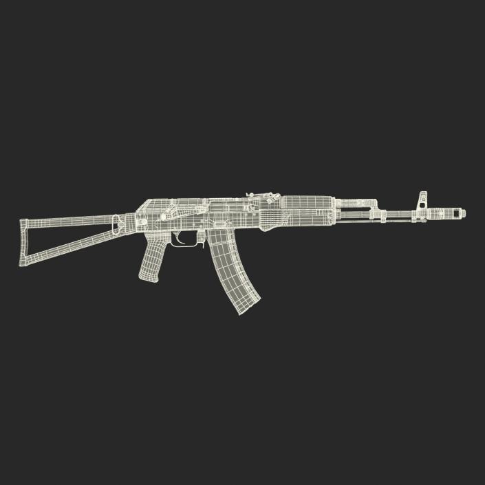 3D model Assault Rifle AKS 74
