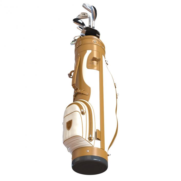 3D model Golf Bag and Clubs 3
