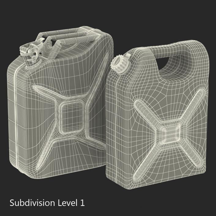 Gas Cans 3D Models Collection 3D model