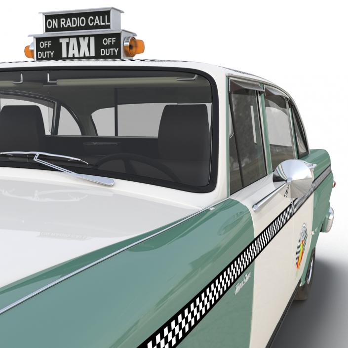 3D model Checker Taxicab 1982