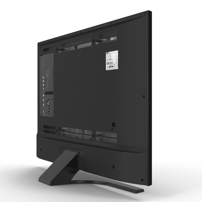 3D model Samsung 4K UHD JU6500 Series Smart TV 50 inch