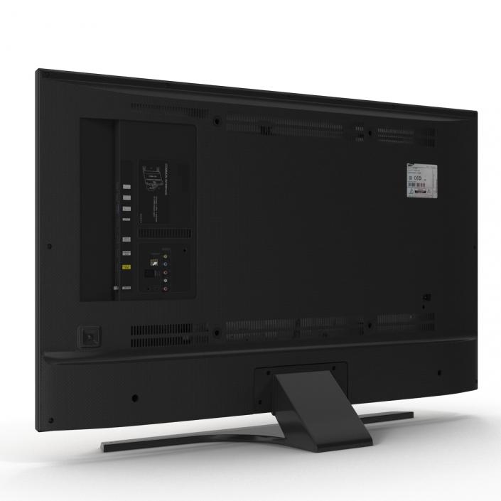3D model Samsung 4K UHD JU6500 Series Smart TV 60 Inch