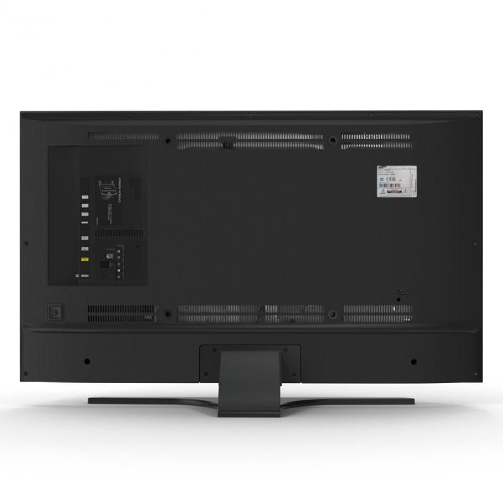 3D model Samsung 4K UHD JU6500 Series Smart TV 55 inch