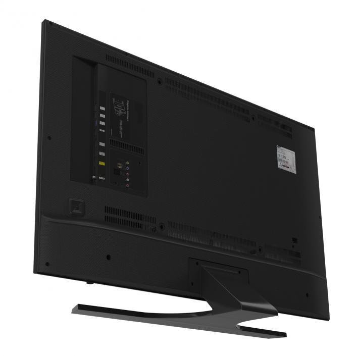 3D model Samsung 4K UHD JU6500 Series Smart TV 55 inch