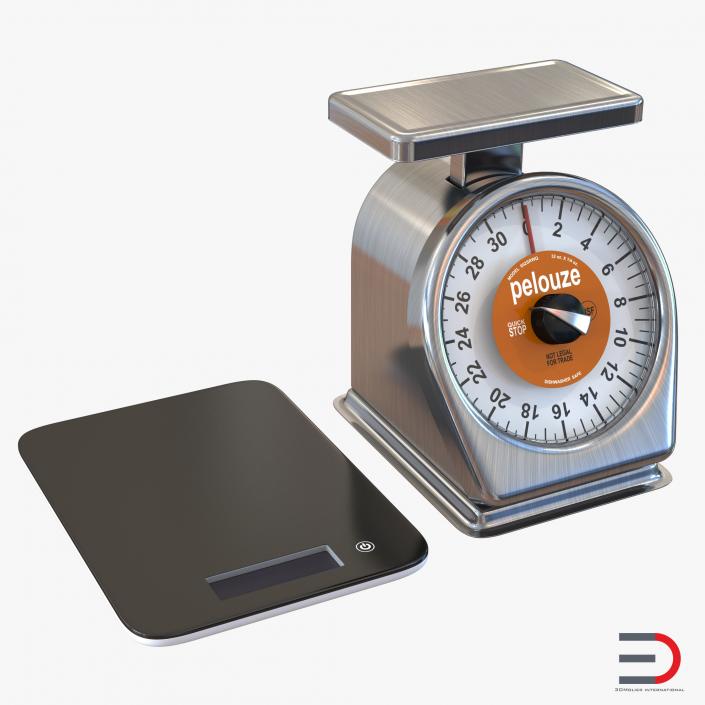Kitchen Scale Collection 3D model