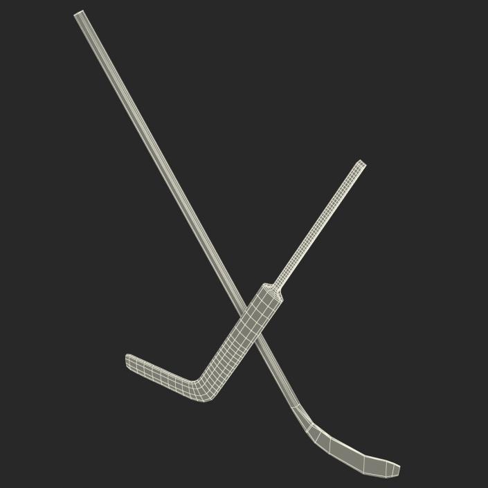 Hockey Sticks Collection 3D model