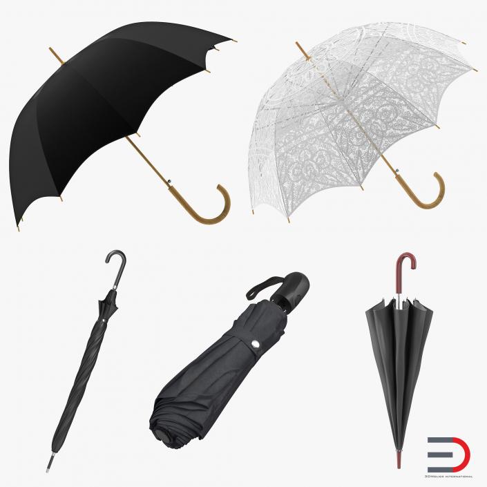 Umbrellas Collection 2 3D