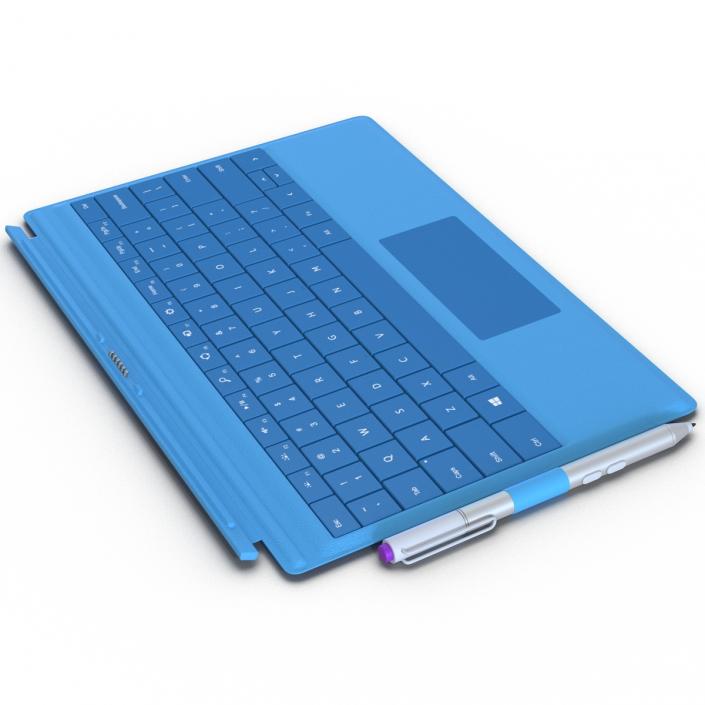 3D Microsoft Surface 3 Keyboard model