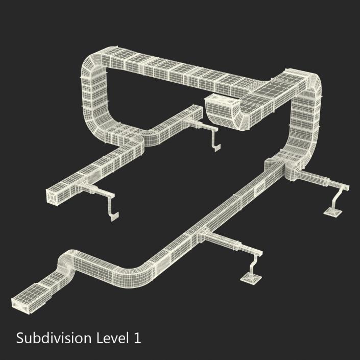 Air Conditioning Ducting 3D model