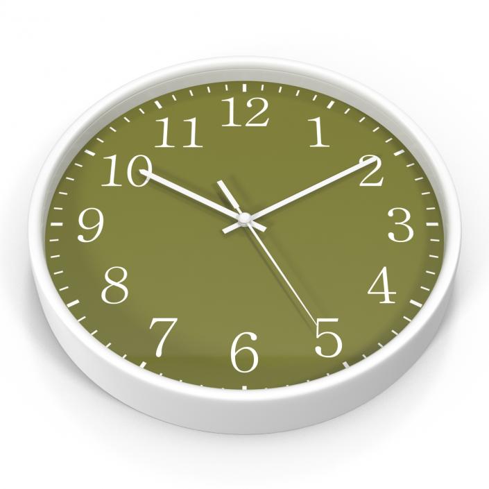 3D model Office Clock 2 Green