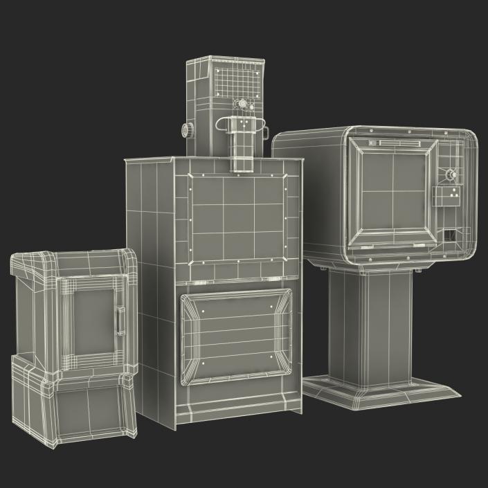 3D Newspaper Boxes Collection