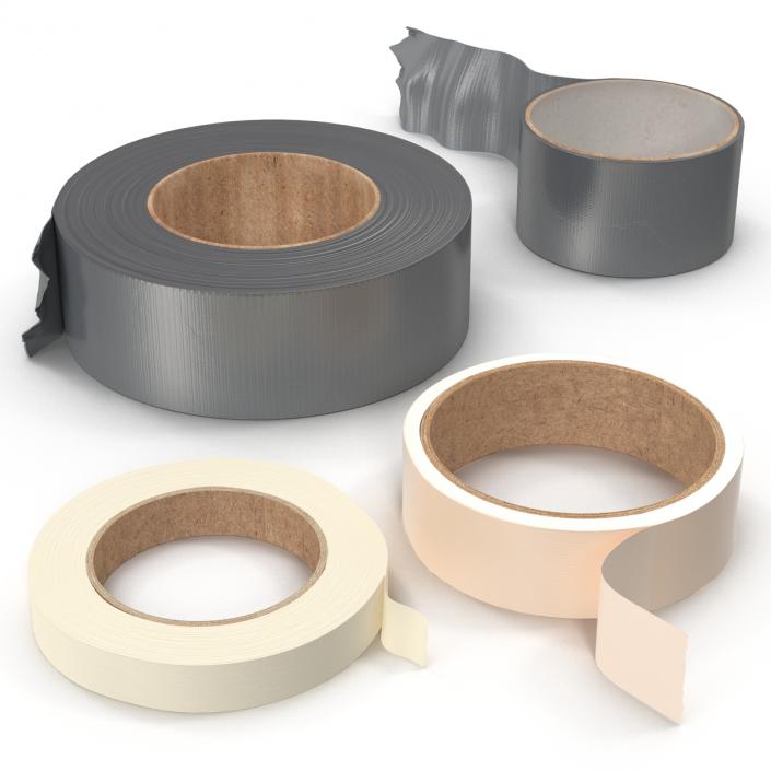 3D Duct Tapes Collection 2 model